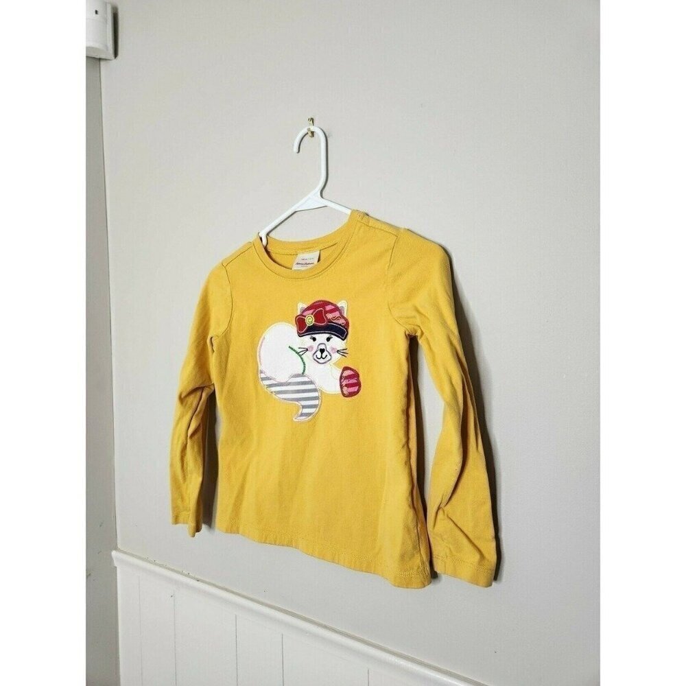 HANNA ANDERSSON Yellow Cat Top